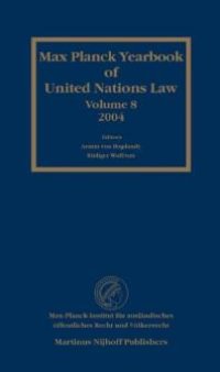 cover of the book Max Planck Yearbook of United Nations Law