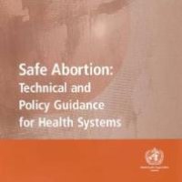 cover of the book Safe Abortion : Technical and Policy Guidance for Health Systems