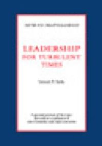 cover of the book Leadership for Turbulent Times