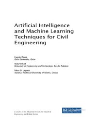 cover of the book Artificial Intelligence and Machine Learning Techniques for Civil Engineering