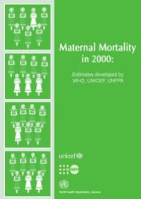 cover of the book Maternal Mortality in 2000 : estimates developed by WHO, UNICEF and UNFPA