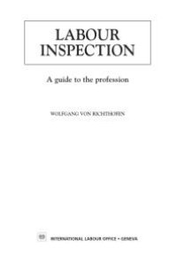 cover of the book Labour Inspection : A Guide to the Profession