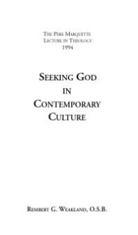 cover of the book Seeking God in Contemporary Culture