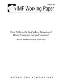 cover of the book How Different Is the Cyclical Behavior of Home Production Across Countries?