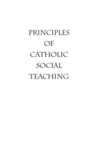 cover of the book Principles of Catholic Social Teaching