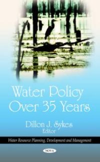 cover of the book Water Policy Over 35 Years