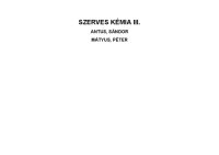 cover of the book Szerves Kémia