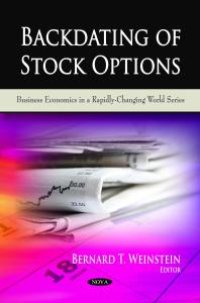 cover of the book Backdating of Stock Options