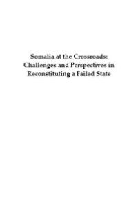 cover of the book Somalia at the Crossroads : Challenges and Perspectives in Reconstituting a Failed State