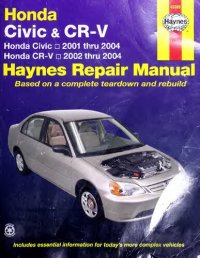 cover of the book Haynes Honda Civic & CRV-V Automotive Repair Manual