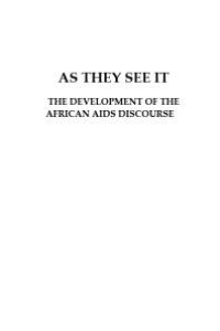 cover of the book As They See It