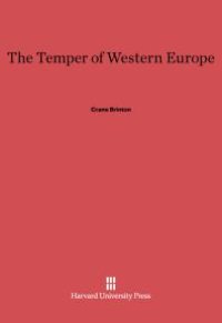 cover of the book The Temper of Western Europe