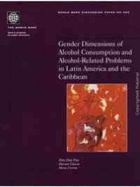 cover of the book Gender Dimensions of Alcohol Consumption and Alcohol-Related Problems in Latin America and the Caribbean