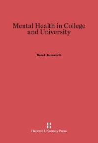 cover of the book Mental Health in College and University