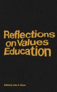 cover of the book Reflections on Values Education