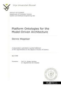 cover of the book Platform Ontologies for the Model-Driven Architecture