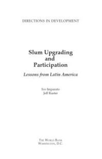 cover of the book Slum Upgrading and Participation : Lessons from Latin America