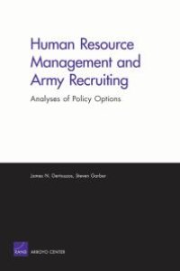 cover of the book Human Resource Management and Army Recruiting : Analyses of Policy Options