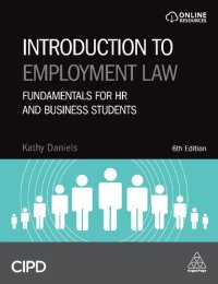 cover of the book Introduction to Employment Law: Fundamentals for HR and Business Students