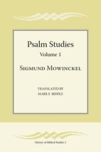 cover of the book Psalm Studies, Volume 1