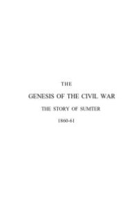 cover of the book Genesis of the Civil War : The Story of Sumter