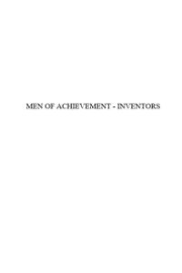 cover of the book Men of Achievement, Inventors