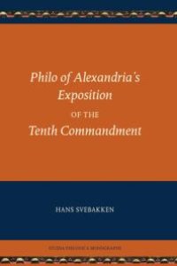 cover of the book Philo of Alexandria's Exposition on the Tenth Commandment