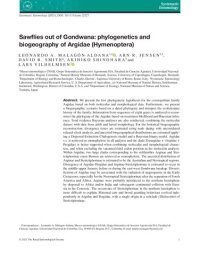 cover of the book Sawflies out of Gondwana: phylogenetics and biogeography of Argidae (Hymenoptera)