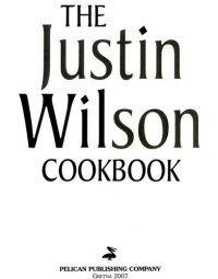 cover of the book The Justin Wilson Cookbook