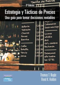 cover of the book Estrategia y tácticas de precios: una guía para tomar decisiones rentables