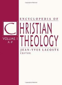 cover of the book Encyclopedia of Christian Theology