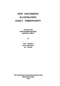 cover of the book New Documents Illustrating Early Christianity: Inscriptions and Papyri First Published in 1980-81 Vol 6