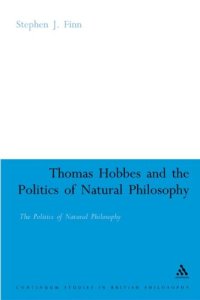 cover of the book Thomas Hobbes and the Politics of Natural Philosophy 