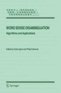 cover of the book Word Sense Disambiguation: Algorithms and Applications 