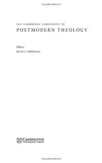 cover of the book The Cambridge Companion to Postmodern Theology 