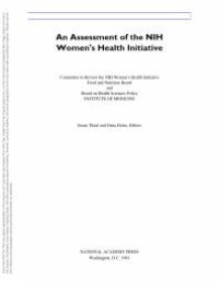 cover of the book An Assessment of the NIH Women's Health Initiative