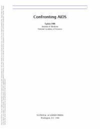 cover of the book Confronting AIDS : Update 1988