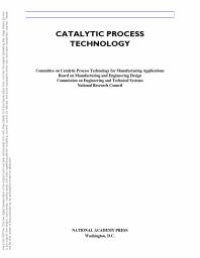 cover of the book Catalytic Process Technology