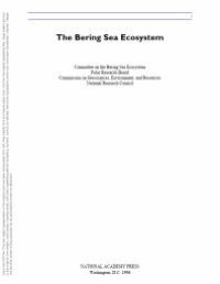 cover of the book The Bering Sea Ecosystem