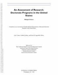 cover of the book An Assessment of Research-Doctorate Programs in the United States : Biological Sciences