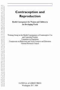 cover of the book Contraception and Reproduction : Health Consequences for Women and Children in the Developing World