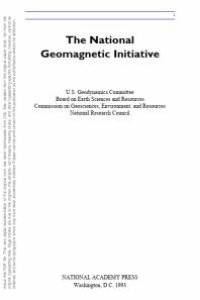 cover of the book The National Geomagnetic Initiative