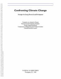 cover of the book Confronting Climate Change : Strategies for Energy Research and Development