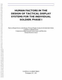 cover of the book Human Factors in the Design of Tactical Display Systems for the Individual Soldier