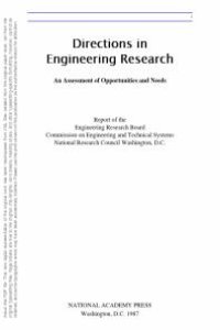 cover of the book Directions in Engineering Research : An Assessment of Opportunities and Needs