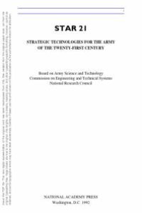 cover of the book Star 21 : Strategic Technologies for the Army of the Twenty-First Century