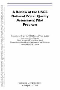 cover of the book A Review of the USGS National Water Quality Assessment Pilot Program