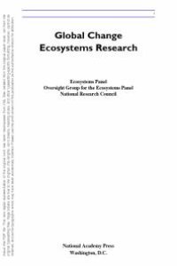 cover of the book Global Change Ecosystems Research