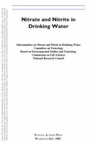 cover of the book Nitrate and Nitrite in Drinking Water