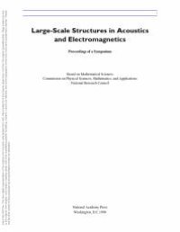 cover of the book Large-Scale Structures in Acoustics and Electromagnetics : Proceedings of a Symposium